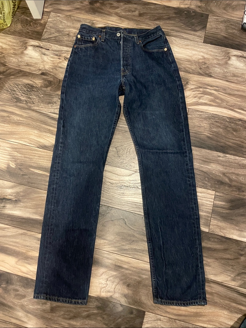 Levi's Dark Blue Straight Jeans 30x34